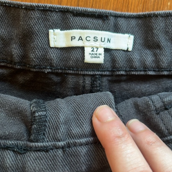 Black pacsun jeans size 27 - Picture 3 of 5